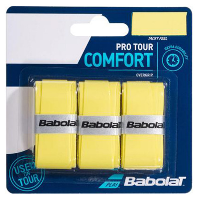 BABOLAT PRO TOUR YELLOW 3 ks vrchní omotávka