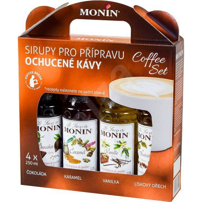 Monin Coffee Box 4x 0,25l (set 4x 0,25l)