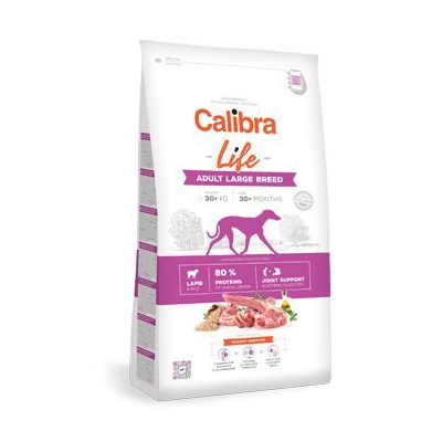 2ks Calibra Dog Life Adult Large Breed Lamb 12kg