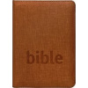 Bible Český studijní překlad, střední formát, mosazná barva, zip
