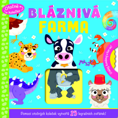 Bláznivá farma - Pomocí otočných koleček vytvoříš 25 legračních zvířátek!