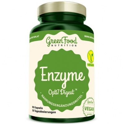 GreenFood Nutrition Enzymy Opti7 Digest 90 kapslí