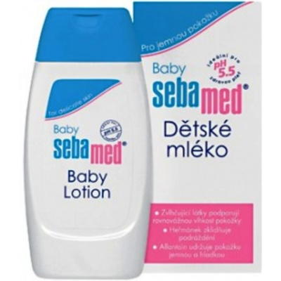 SebaMed Baby Tělové mléko pro děti 200 ml