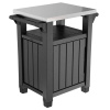 Keter Multifunkční zahradní grilovací stůl Unity klasický vzhled dřeva, Keter 422816