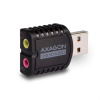 AXAGON ADA-17, USB 2.0 - externí zvuková karta HQ MINI, 96kHz/24-bit stereo, vstup USB-A ADA-17