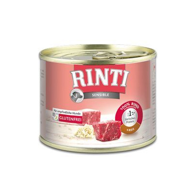 Finnern Rinti Dog Sensible konzerva hovězí+rýže 185g
