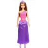 Mattel Barbie - Panenka princezna Hnědé vlasy pro panenku Fialové šaty (GGJ95)