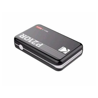 Kodak Printer Mini 2 Plus Retro černá / mobilní fototiskárna / termosublimační / foto 54 x 86 mm / microUSB / Bluetooth (P210RB)