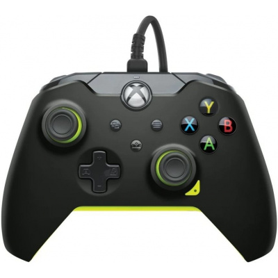 Gamepad PDP Wired Controller - Electric Black - Xbox (708056069100)