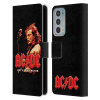 Pouzdro na mobil Motorola EDGE 20 - HEAD CASE - AC/DC - Live Donington (Otevírací obal, kryt na mobil Motorola EDGE 20 - ACDC rock skupina hra na kytaru)