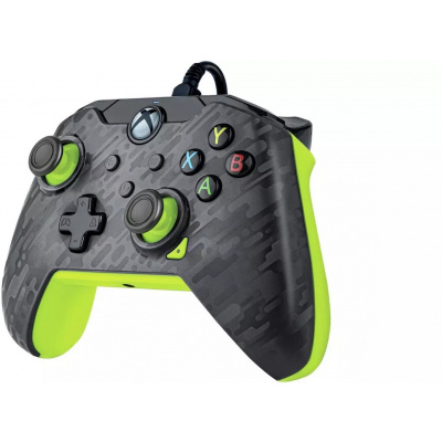 Gamepad PDP Wired Controller - Electric Carbon - Xbox (708056068509)