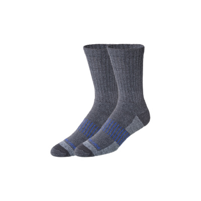 PARKSIDE Pánské pracovní ponožky, 2 páry (39/42, šedá)