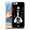 HEAD CASE silikon obal na mobil Huawei P SMART vzor Zvíře kreslená tvář 2 buldok (Pouzdro silikonové HEAD CASE na mobil Huawei P SMART (DUAL SIM a SINGLE SIM) vzor Zvíře kreslená tvář 2 buldok)