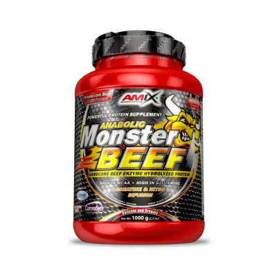 Amix Anabolic monster beef protein 90% 1000 g vanilka-limetka