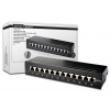 DIGITUS Desktop CAT 6A Patch Panel, stíněný třídy EA, 12 portů RJ45, 8P8C, LSA | DN-91612SD-EA