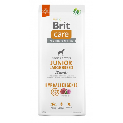 RIT BRIT Care Hypoallergenic Junior Large Breed Lamb - suché krmivo pro psy - 12 kg