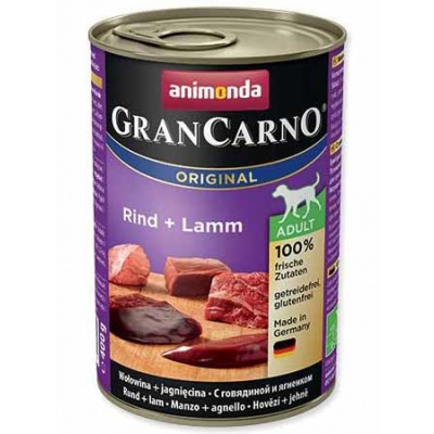 Animonda Gran Carno ADULT hovězí + jehně 400 g