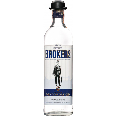 Broker’s London Dry Gin 47% 0,7l (holá láhev)