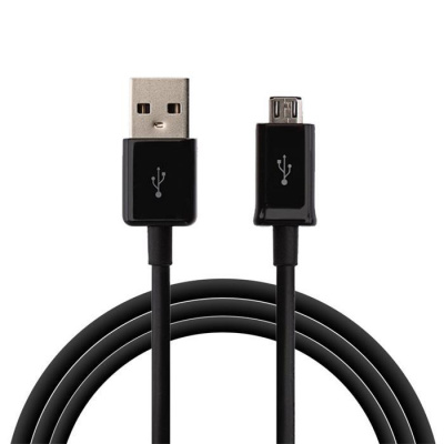 Samsung propojovací micro USB kabel, 0.8m, černý, bulk - Samsung ECB-DU5ABE microUSB Datový, 1m, černý