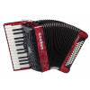 Hohner Bravo II 60 Red Silent Key + prodloužená záruka 3 roky