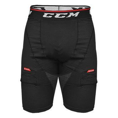 CCM Compression Short Jock SR - Senior, XXL, černá