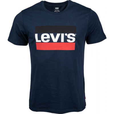 Levi's SPORTSWEAR LOGO GRAPHIC Tmavě modrá,Bílá,Červená Pánské tričko S