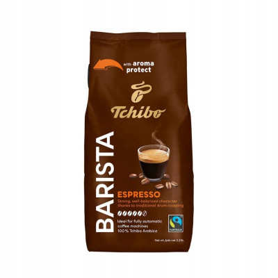 Zrnková káva Arabica Tchibo Barista Espresso 1000 g