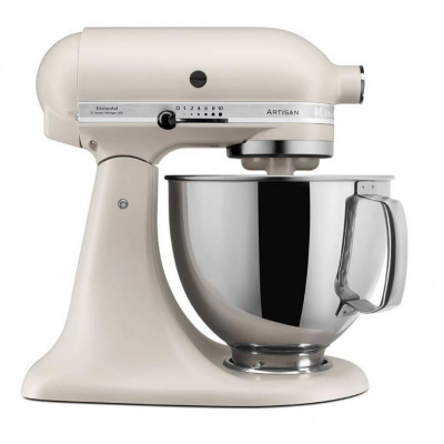 KitchenAid Artisan kuchyňský robot 5KSM125EMH mléčná + Akční set KitchenAid balíček s příslušenstvím 5KSM2FPPC