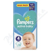 Pampers Active Baby-Dry 4 MAXI 7-18 kg 58 ks