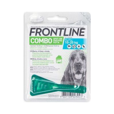 Boehringer FRONTLINE COMBO spot-on pro psy M (10-20kg)-1x1,34ml