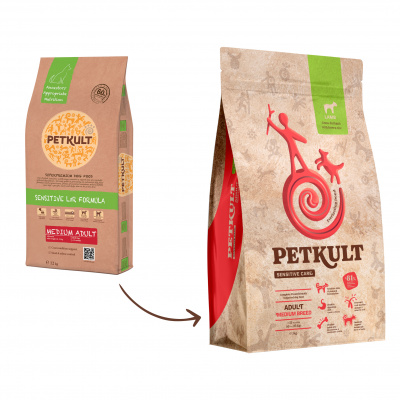 Petkult dog - MEDIUM ADULT lamb/rice - 12 kg