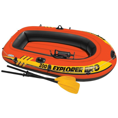 Intex Nafukovací člun EXPLORER PRO 200 Set oranžovo-žlutý