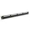 SOLARIX 19" patch panel Solarix 24 x RJ45 CAT6 UTP 350 MHz černý 1U SX24-6-UTP-BK 24200024