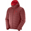 SALOMON bunda Halo down hoodie M brique-X - XL