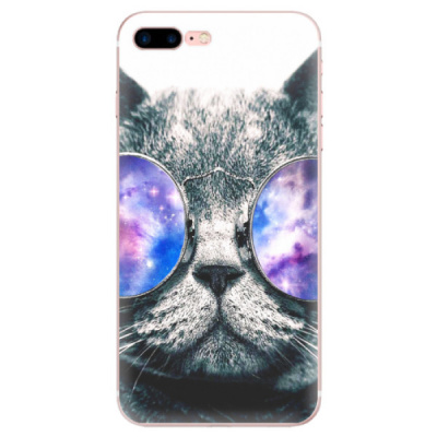 Odolné silikonové pouzdro iSaprio - Galaxy Cat - iPhone 7 Plus