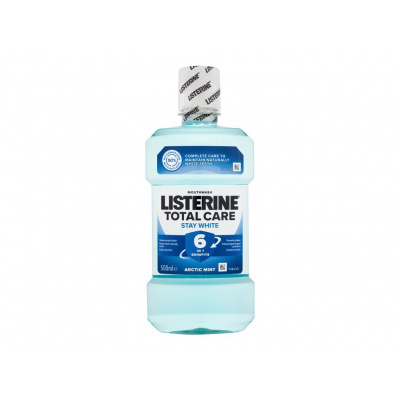 Listerine Total Care Stay White Mouthwash Ústní voda 500 ml 6 in 1