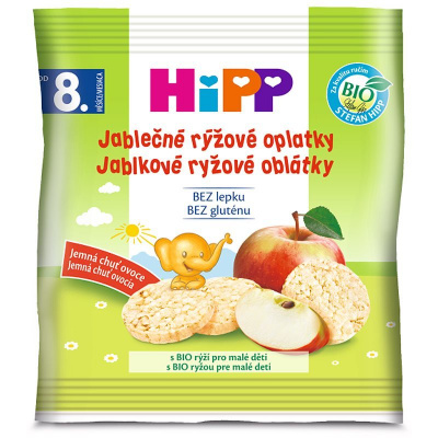 Hipp BIO jablečné rýžové oplatky 30 g