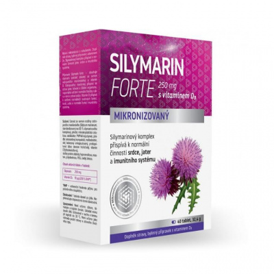 Silymarin forte 250mg+vitamin D tbl.40