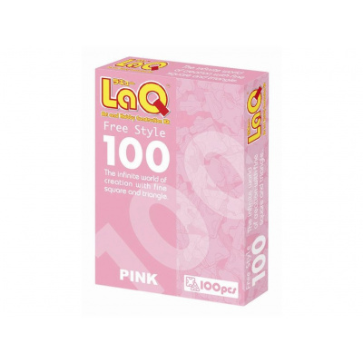 Stavebnice LaQ: Free Style 100 Růžová