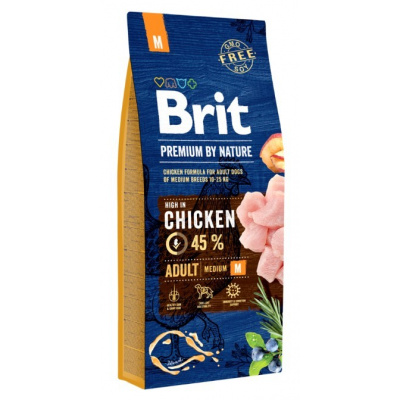 Brit Premium by Nature Adult M 15kg