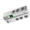Přepěťová ochrana APC SurgeArrest Essential, 6 zásuvek + USB (PM6U-FR)