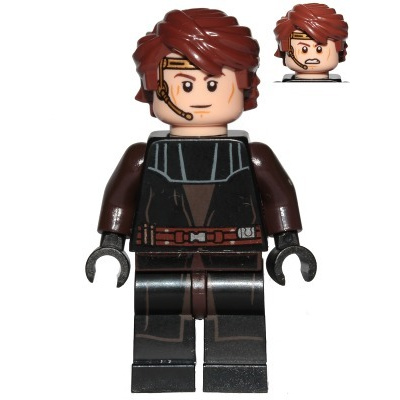 LEGO (75214) Anakin Skywalker (Black Legs, Headset)- Star Wars Clone Wars