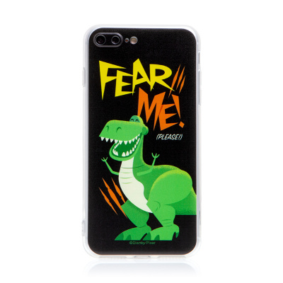 AppleMix Kryt DISNEY pro Apple iPhone 7 Plus / 8 Plus - Toy Story - Dinosaurus Rex - gumový - černý