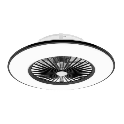 Noaton Vega Barva: Černá stropní ventilátor se světlem
