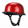 Moto helma německá retro červená