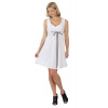 Těhotenské šaty Rialto Lacroix-V bílé s černými puntíky 4779 Dámská velikost: 38