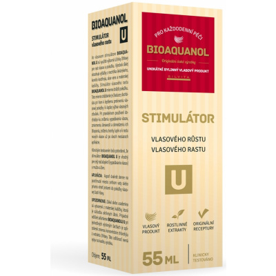 Bioaquanol U stimulátor vlas.růstu 55ml