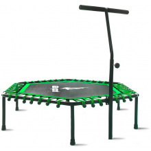 Aga FITNESS Trampolína 130 cm Green + madlo