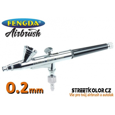 Double-Action Airbrush Fengda BD-203 with Nozzle 0,2 mm