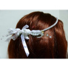 Perličková ozdoba do vlasů, průměr 18cm, svatební dekorace